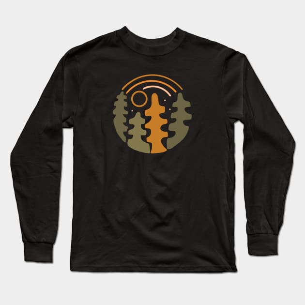 Forest circle Long Sleeve T-Shirt by kikamack